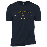 T-Shirts Midnight Navy / YXS I Love You This Much Boys Premium T-Shirt