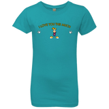 T-Shirts Tahiti Blue / YXS I Love You This Much Girls Premium T-Shirt
