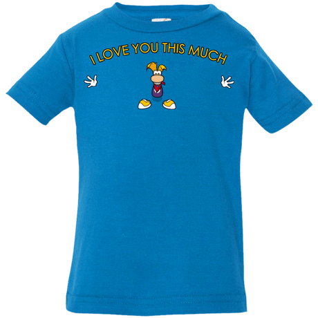 T-Shirts Cobalt / 6 Months I Love You This Much Infant Premium T-Shirt