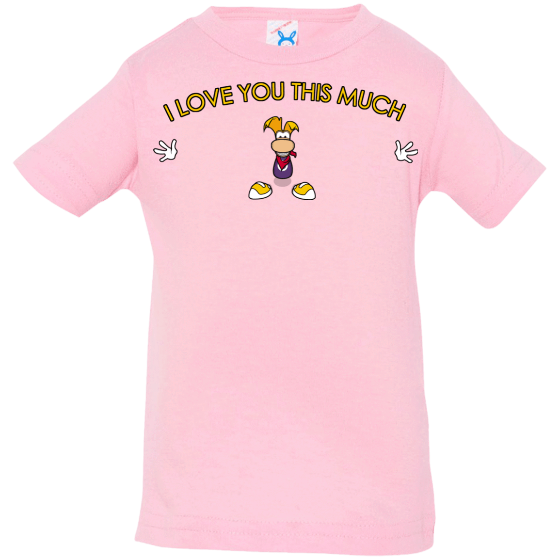 T-Shirts Pink / 6 Months I Love You This Much Infant Premium T-Shirt