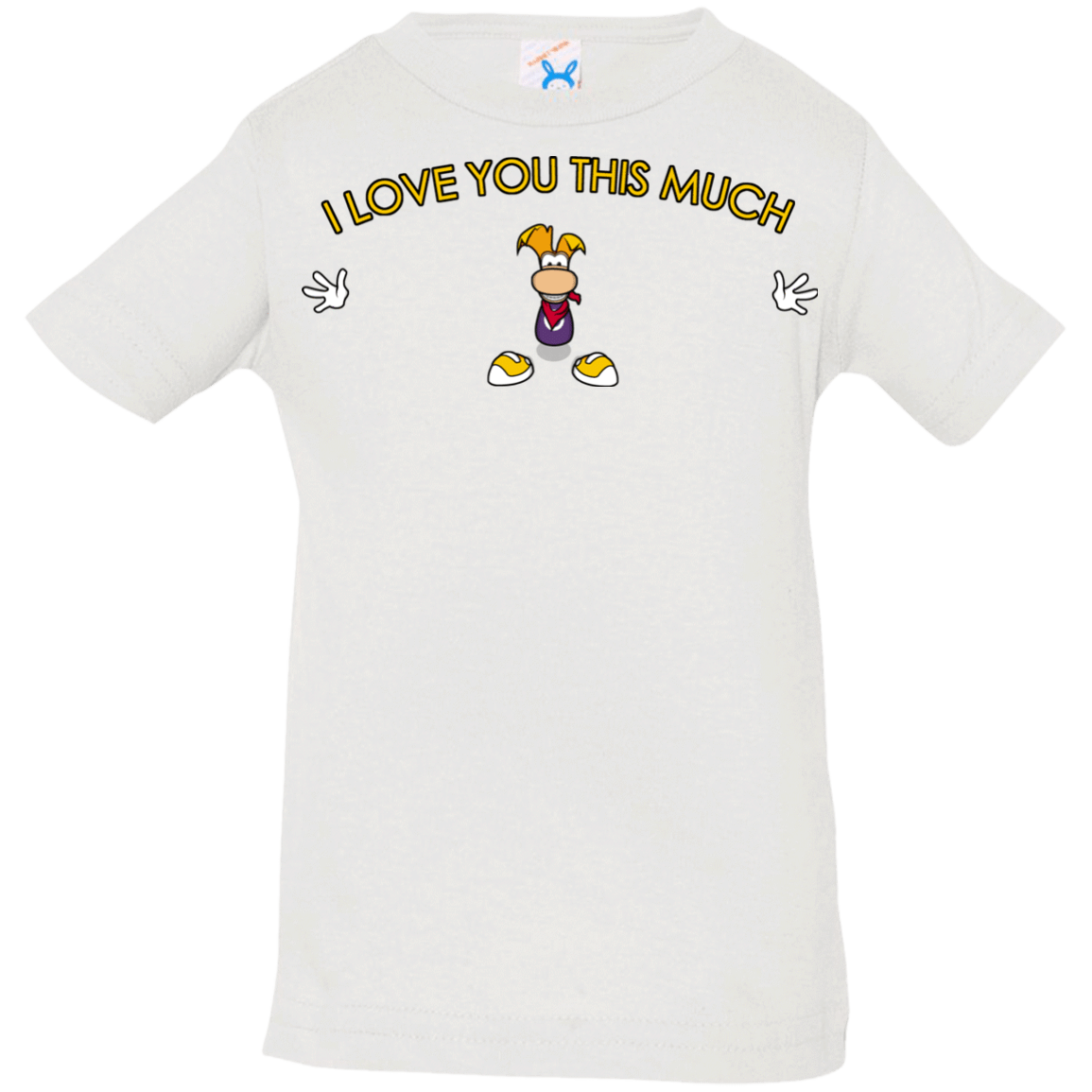 T-Shirts White / 6 Months I Love You This Much Infant Premium T-Shirt