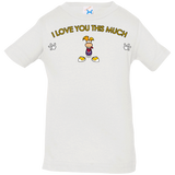 T-Shirts White / 6 Months I Love You This Much Infant Premium T-Shirt