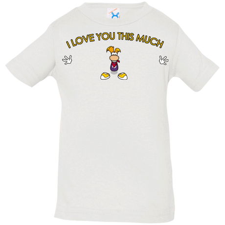 T-Shirts White / 6 Months I Love You This Much Infant Premium T-Shirt