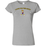 T-Shirts Sport Grey / S I Love You This Much Junior Slimmer-Fit T-Shirt