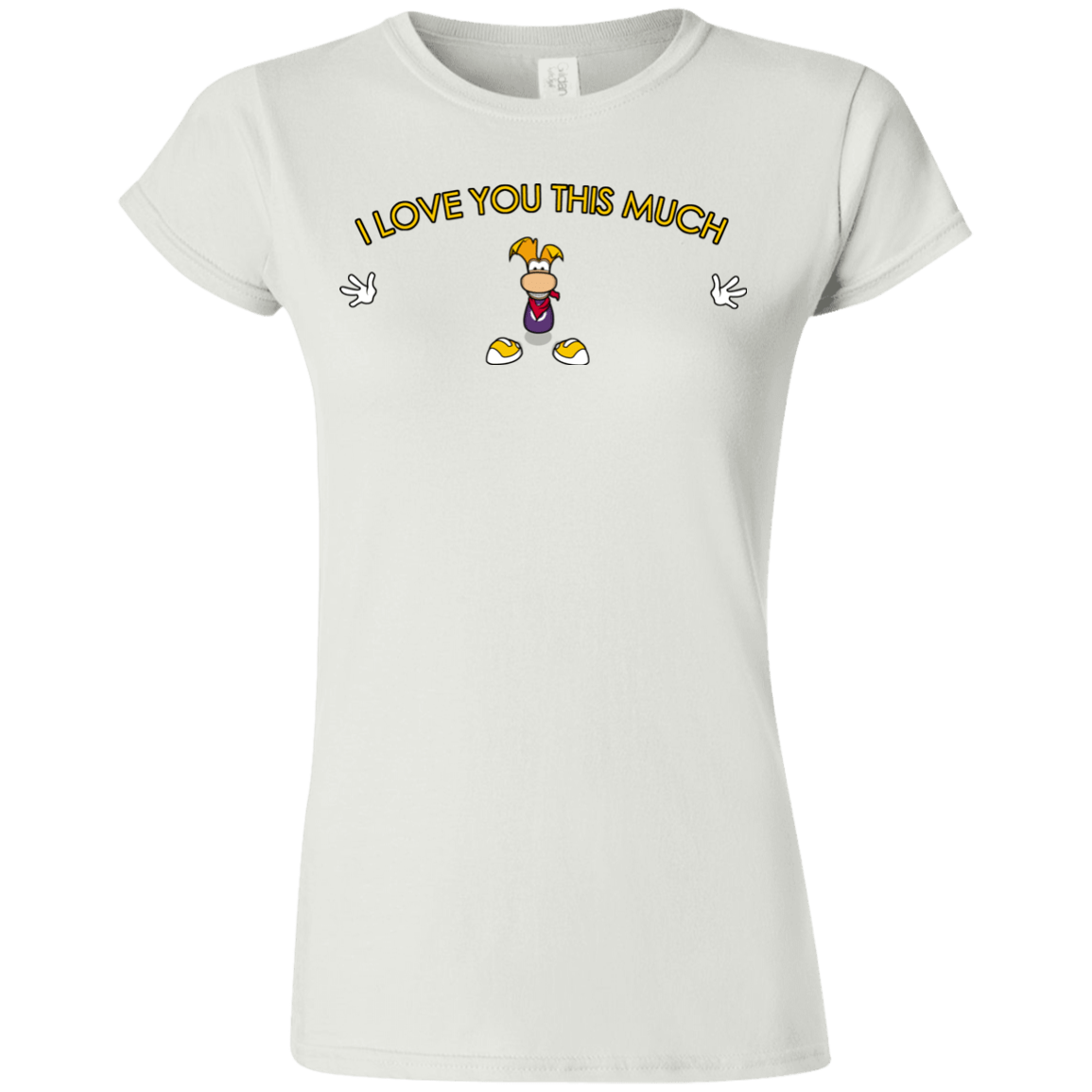 T-Shirts White / S I Love You This Much Junior Slimmer-Fit T-Shirt