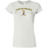 T-Shirts White / S I Love You This Much Junior Slimmer-Fit T-Shirt