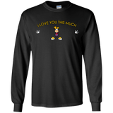 T-Shirts Black / S I Love You This Much Men's Long Sleeve T-Shirt