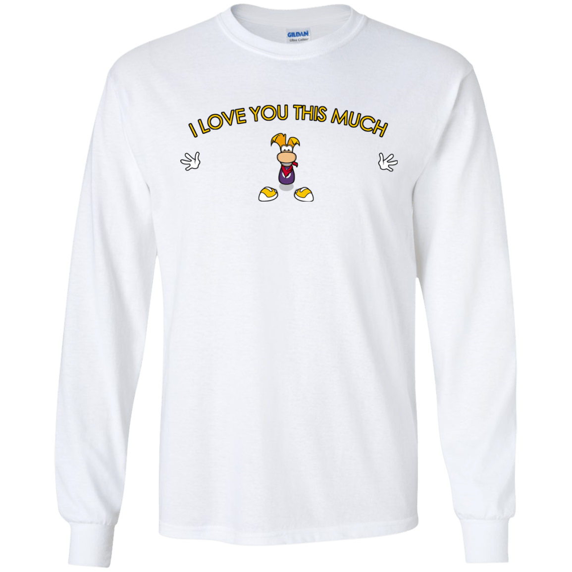 T-Shirts White / S I Love You This Much Men's Long Sleeve T-Shirt