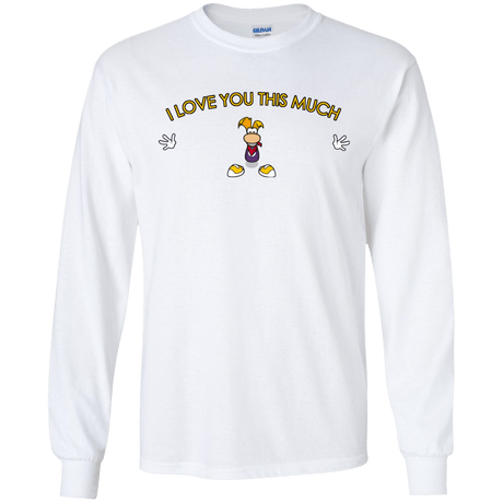 T-Shirts White / S I Love You This Much Men's Long Sleeve T-Shirt