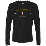 T-Shirts Black / S I Love You This Much Men's Premium Long Sleeve