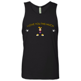 T-Shirts Black / S I Love You This Much Men's Premium Tank Top