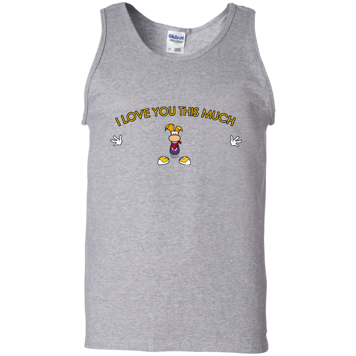 T-Shirts Sport Grey / S I Love You This Much Men's Tank Top