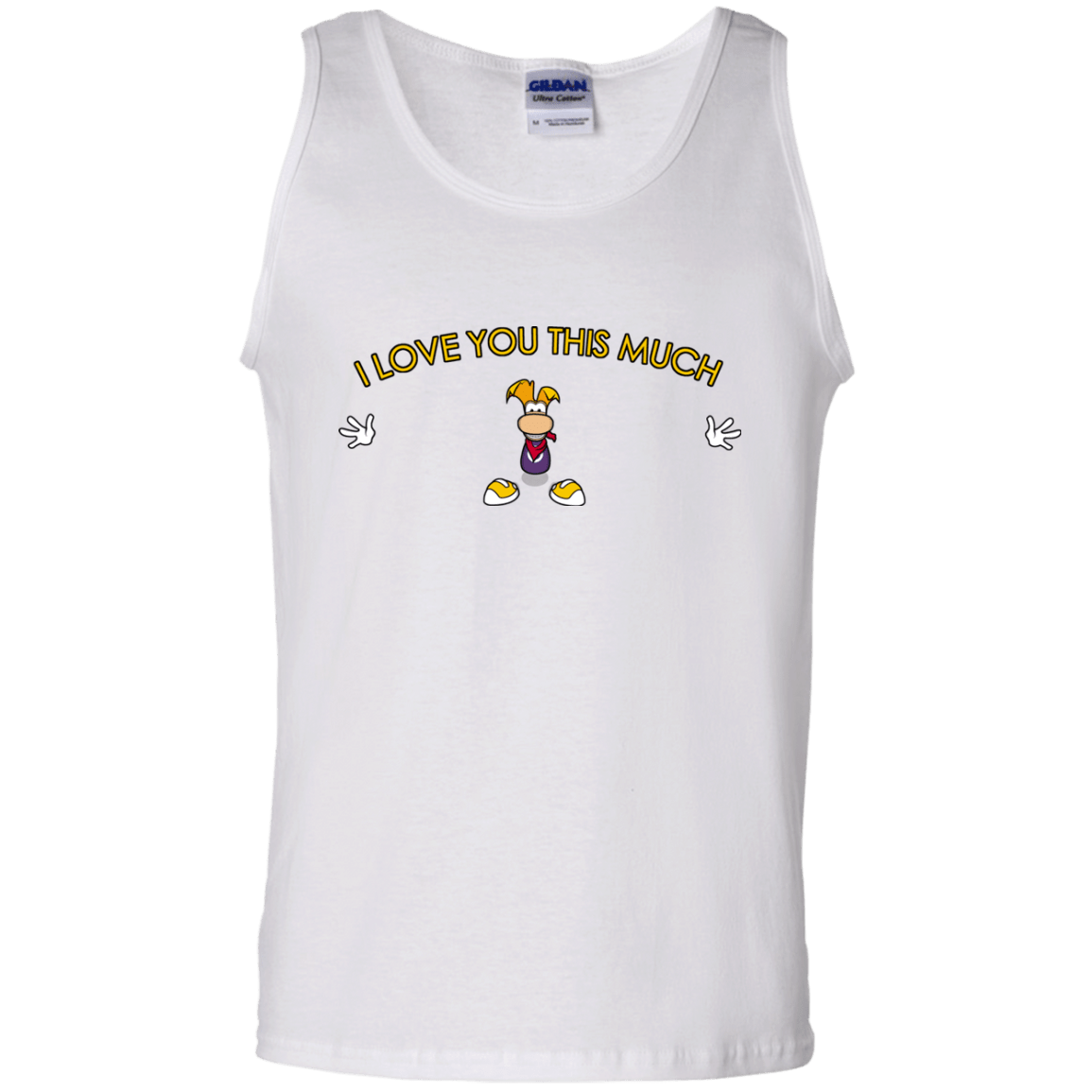 T-Shirts White / S I Love You This Much Men's Tank Top