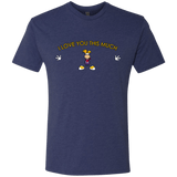 T-Shirts Vintage Navy / S I Love You This Much Men's Triblend T-Shirt