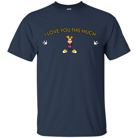 T-Shirts Navy / S I Love You This Much T-Shirt
