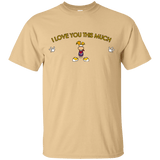 T-Shirts Vegas Gold / S I Love You This Much T-Shirt