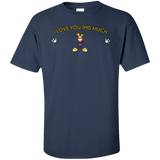 T-Shirts Navy / XLT I Love You This Much Tall T-Shirt