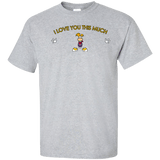 T-Shirts Sport Grey / XLT I Love You This Much Tall T-Shirt