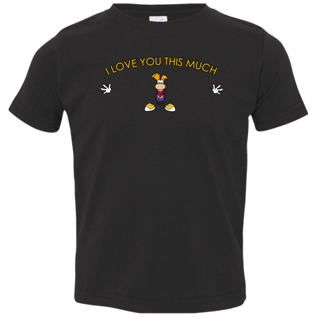 T-Shirts Black / 2T I Love You This Much Toddler Premium T-Shirt