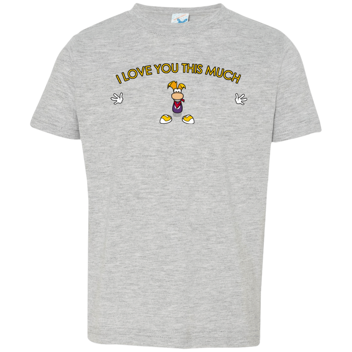 T-Shirts Heather Grey / 2T I Love You This Much Toddler Premium T-Shirt