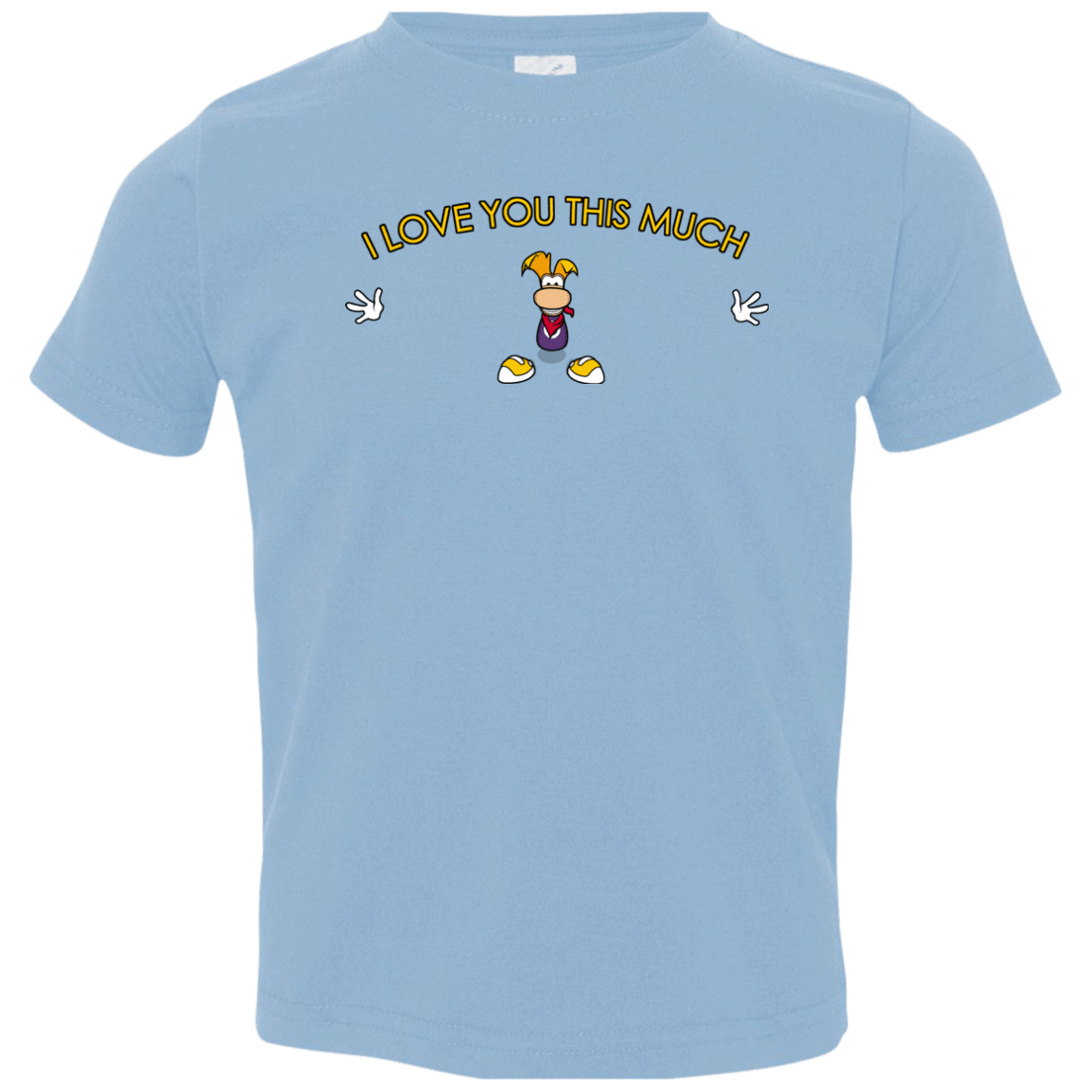 T-Shirts Light Blue / 2T I Love You This Much Toddler Premium T-Shirt