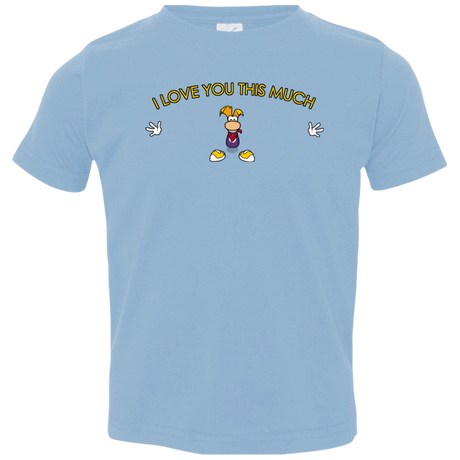 T-Shirts Light Blue / 2T I Love You This Much Toddler Premium T-Shirt