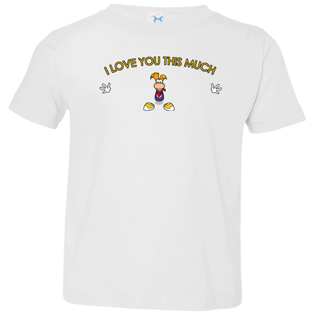 T-Shirts White / 2T I Love You This Much Toddler Premium T-Shirt