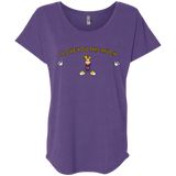 T-Shirts Purple Rush / X-Small I Love You This Much Triblend Dolman Sleeve