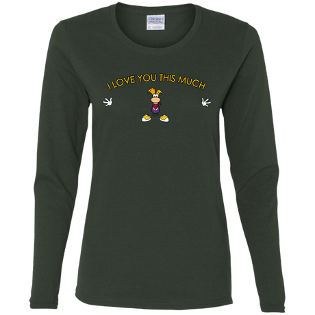 T-Shirts Forest / S I Love You This Much Women's Long Sleeve T-Shirt