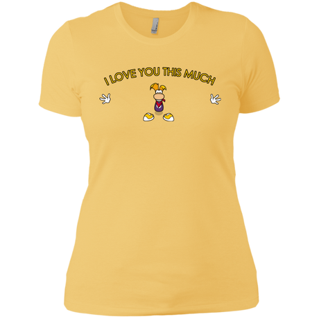 T-Shirts Banana Cream/ / X-Small I Love You This Much Women's Premium T-Shirt
