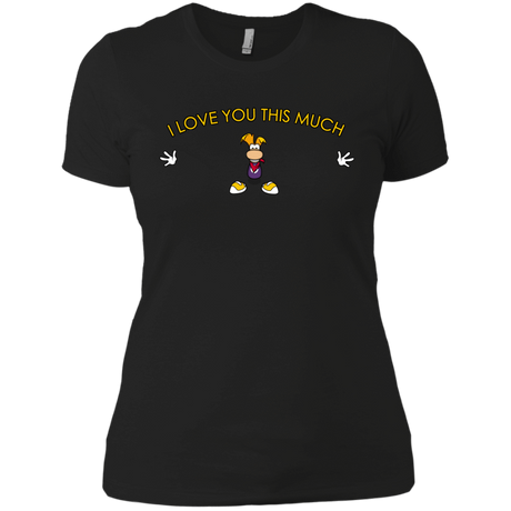 T-Shirts Black / X-Small I Love You This Much Women's Premium T-Shirt