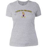 T-Shirts Heather Grey / X-Small I Love You This Much Women's Premium T-Shirt