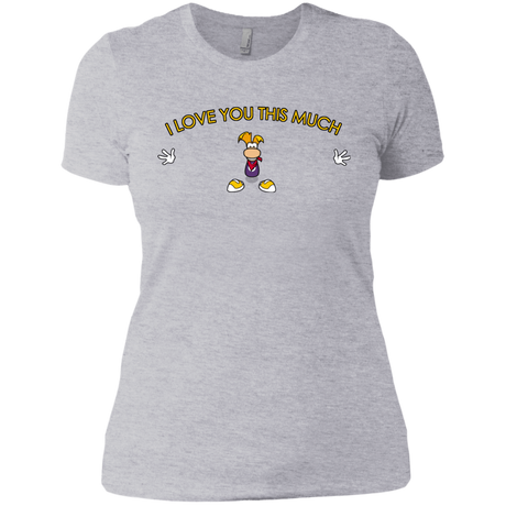 T-Shirts Heather Grey / X-Small I Love You This Much Women's Premium T-Shirt
