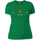 T-Shirts Kelly Green / X-Small I Love You This Much Women's Premium T-Shirt