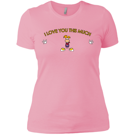 T-Shirts Light Pink / X-Small I Love You This Much Women's Premium T-Shirt