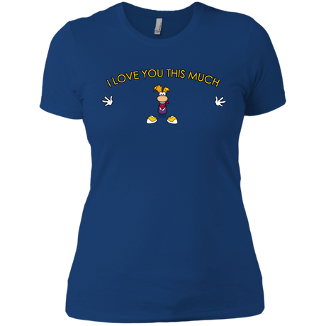 T-Shirts Royal / X-Small I Love You This Much Women's Premium T-Shirt