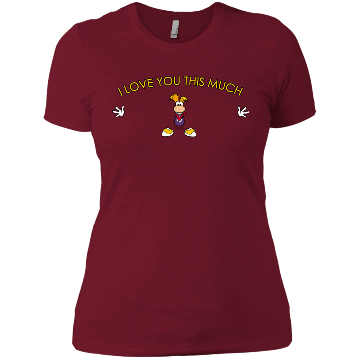 T-Shirts Scarlet / X-Small I Love You This Much Women's Premium T-Shirt
