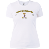T-Shirts White / X-Small I Love You This Much Women's Premium T-Shirt