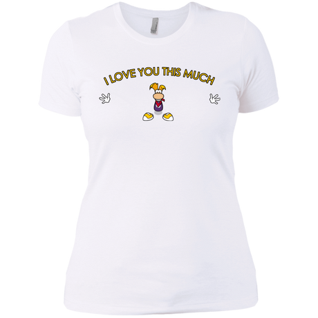 T-Shirts White / X-Small I Love You This Much Women's Premium T-Shirt