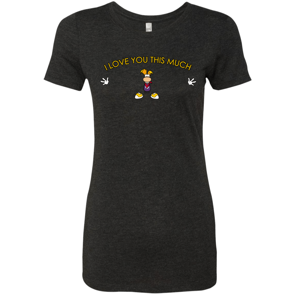 T-Shirts Vintage Black / S I Love You This Much Women's Triblend T-Shirt