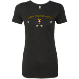 T-Shirts Vintage Black / S I Love You This Much Women's Triblend T-Shirt