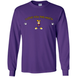 T-Shirts Purple / YS I Love You This Much Youth Long Sleeve T-Shirt