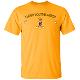 T-Shirts Gold / YXS I Love You This Much Youth T-Shirt