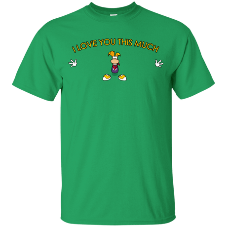 T-Shirts Irish Green / YXS I Love You This Much Youth T-Shirt