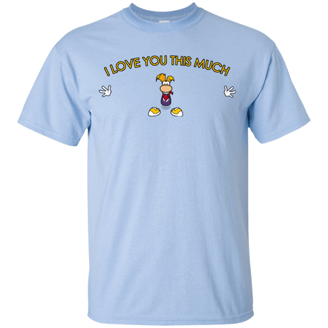 T-Shirts Light Blue / YXS I Love You This Much Youth T-Shirt