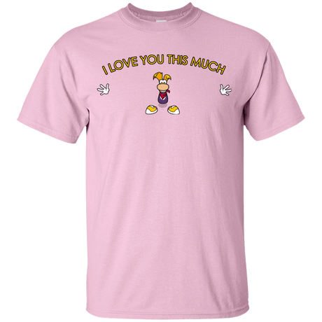 T-Shirts Light Pink / YXS I Love You This Much Youth T-Shirt