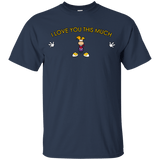 T-Shirts Navy / YXS I Love You This Much Youth T-Shirt