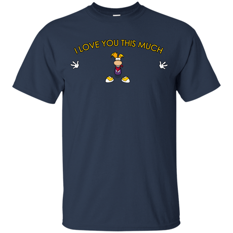 T-Shirts Navy / YXS I Love You This Much Youth T-Shirt