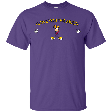 T-Shirts Purple / YXS I Love You This Much Youth T-Shirt