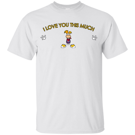 T-Shirts White / YXS I Love You This Much Youth T-Shirt